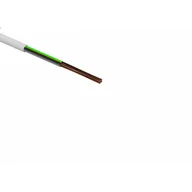 Przewody elektryczne - Przewód OMY 4x0,75 żo H03VV-F oponowy, mieszkaniowy 300/300V; BIAŁY, ZAMEL - miniaturka - grafika 1