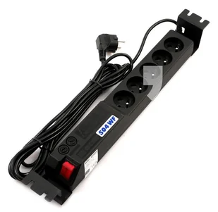 HSK Data (Acar/Axon) ACAR 504WF RACK-listwa przeciwprzep.5 m/czarny (ALP-ACAR504WF---03BKG) - Listwy zasilające - miniaturka - grafika 2