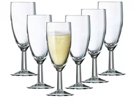 Kieliszki - Luminarc Komplet 6 kieliszków do szampana Opti Magenta 140 ml - miniaturka - grafika 1