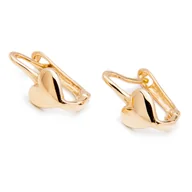 Biżuteria dla dzieci - Złote Kolczyki Serce - miniaturka - grafika 1