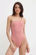 Stroje kąpielowe - Tommy Hilfiger jednoczęściowy strój kąpielowy dwustronny kolor różowy miękka miseczka UW0UW05312 - miniaturka - grafika 1