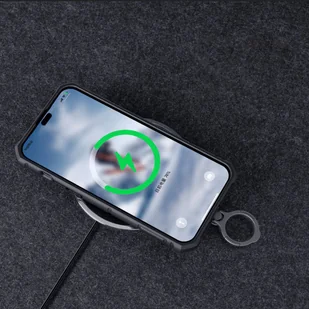 Nillkin CamShield Armor Pro Case etui iPhone 14 Pro pancerny pokrowiec podstawka ring czarny - Etui i futerały do telefonów - miniaturka - grafika 13