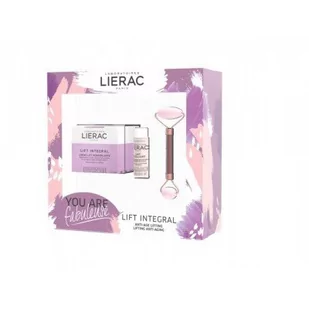 Lierac Lift Integral Set ZESTAW Krem liftingujący 50 ml + Mleczko micelarne 30 ml + Roller do twarzy z różowego kwarcu - Zestawy kosmetyków damskich - miniaturka - grafika 1