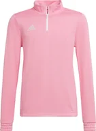 Bluzy damskie - Bluza dla dzieci adidas Entrada 22 Training Top różowa HC5053-128cm - miniaturka - grafika 1