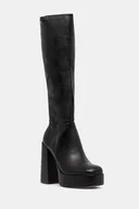 Kozaki damskie - Aldo kozaki ALBIE damskie kolor czarny na słupku 13812169 - miniaturka - grafika 1