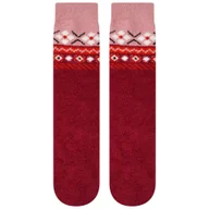 Skarpetki męskie - Dare 2b Skarpety świąteczne Unisex Ciemnoczerwony - miniaturka - grafika 1