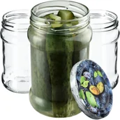 Pojemniki kuchenne - Słoiki na przetwory Seno 315ml 100 szt. 66mm + wieczka śliwki - miniaturka - grafika 1