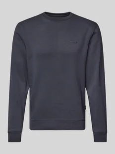 Bluza z prążkowanymi wykończeniami model ‘Downton’ - Koszulki męskie - miniaturka - grafika 1