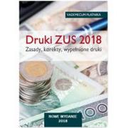 Prawo - Druki ZUS 2018 Zasady korekty wypełnione druki Vademecum płatnika - miniaturka - grafika 1