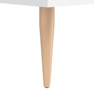 Ławka z miejscem na buty, biała, 102x35x55 cm Lumarko! - Szafki na buty - miniaturka - grafika 10
