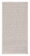 Ręczniki - Kleine Wolke Via Wegański Ręcznik kąpielowy beżowy duży 70x140 cm ECO LIVING - miniaturka - grafika 1
