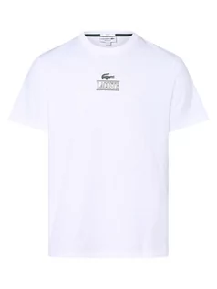 Koszulki i topy damskie - Lacoste - T-shirt z nadrukiem z logo, biały - grafika 1