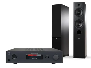 NAD C 368 (czarny) + Tesi 5 (czarny) - Zestawy stereo - miniaturka - grafika 1