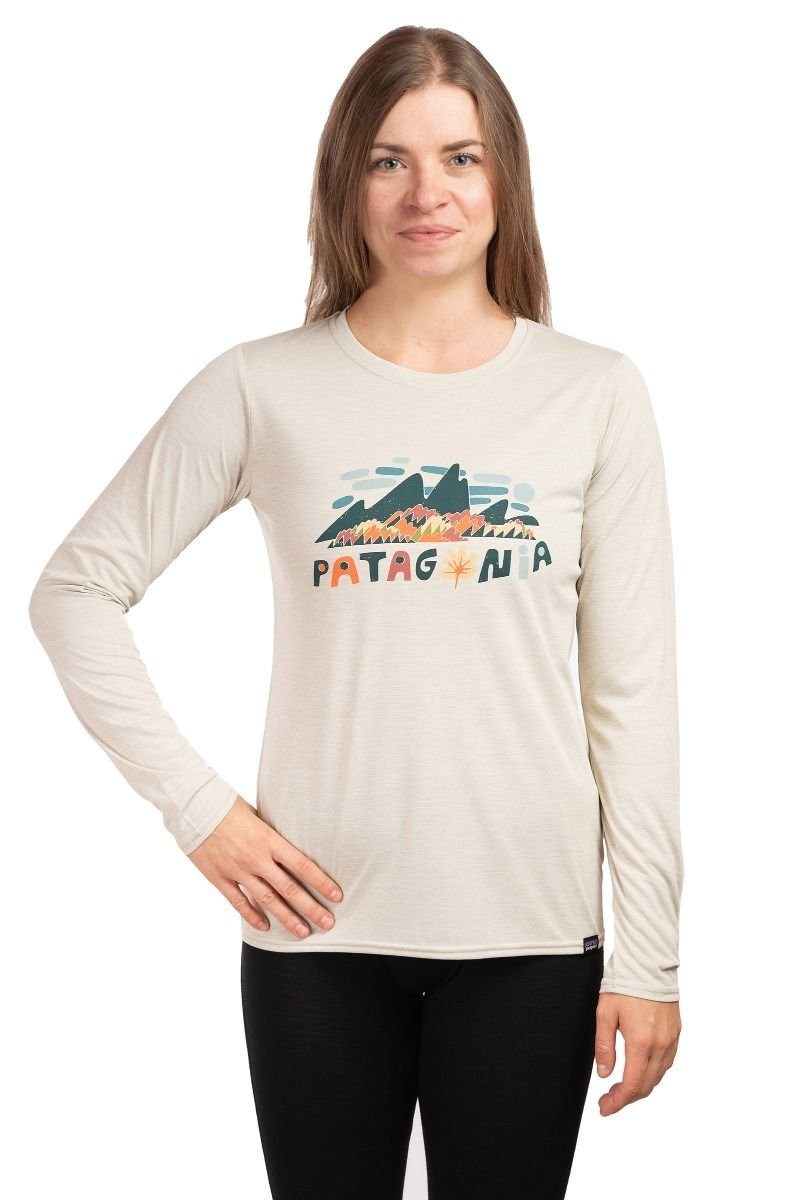 Patagonia Koszulka damska Long-Sleeved Cap Cool Daily Graphic Women M