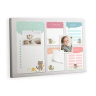 Tablice i flipcharty - Kolorowy Organizer - Tablica Korkowa z Pinezkami - Lista życzeń 60x40 cm - miniaturka - grafika 1
