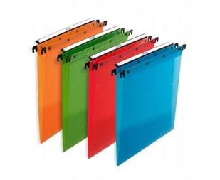 TECZKA ZAWIESZKOWA A4 ELBA DVB PP Z SYSTEMEM ŁACZĄCYM MIX 1szt. - Teczki i skoroszyty - miniaturka - grafika 1