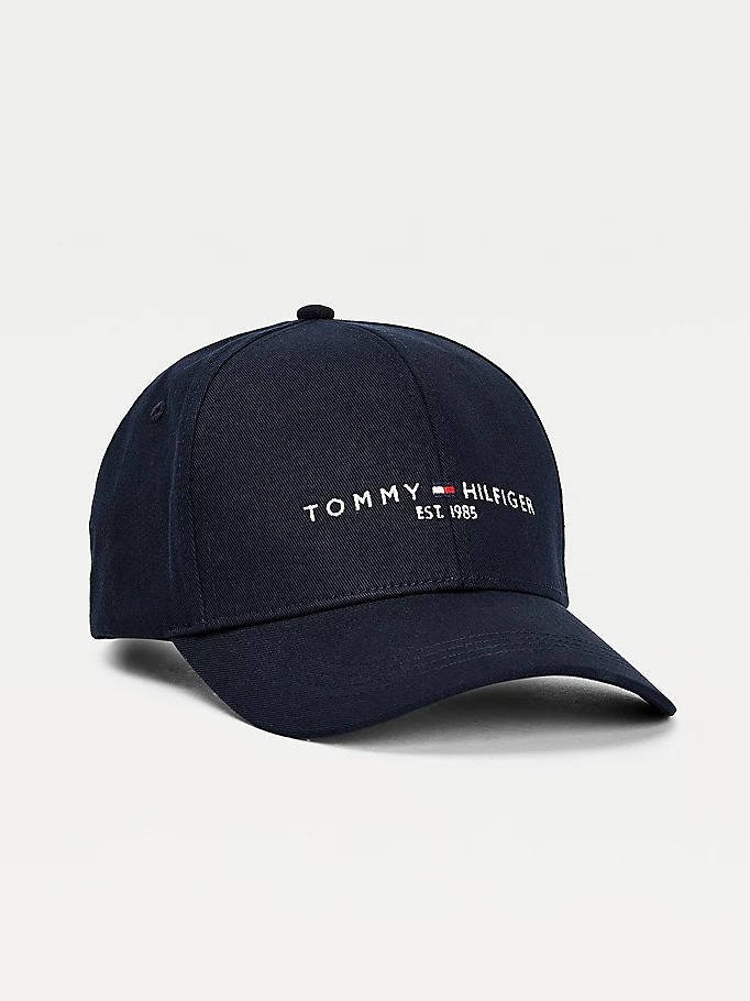 Czapka z daszkiem bejsbolowa Tommy Hilfiger Established Granatowa