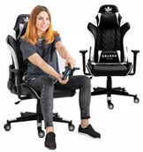 Fotele gamingowe - KRAKEN Fotel KRAKEN Biały 5907564504775 - miniaturka - grafika 1