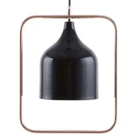 Lampy sufitowe - Beliani Lampa wisząca Lampa wisząca metalowa czarna MAVONE 79240 - miniaturka - grafika 1