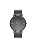 Zegarki męskie - Daniel Wellington Zegarek DW00100777 Czarny - miniaturka - grafika 1