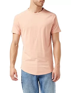 JACK & JONES Męski T-shirt ekologiczny bawełna, Coral Pink/Fit:reg, XL - Koszulki męskie - miniaturka - grafika 1