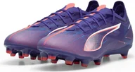 Piłka nożna - Puma Ultra 5 Match FG/AG buty piłkarskie męskie lapis lazuli white sunset glow Gr 46 - miniaturka - grafika 1