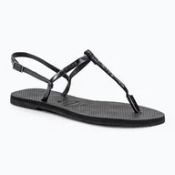 Sandały damskie - Sandały damskie Havaianas You Riviera crystal black - miniaturka - grafika 1