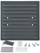 Kratki wentylacyjne - Un Kratka Metalowa 150*150Mm Uchwyt Rozprężny Grafit KRA 303-3 GR 5903206011601 - miniaturka - grafika 1