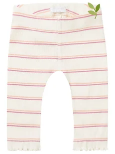 Noppies Legginsy "Nassau" w kolorze kremowo-fioletowo-pomarańczowym - Spodenki dla niemowląt - miniaturka - grafika 1
