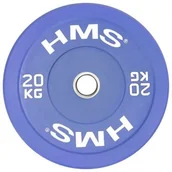 Pozostały sprzęt siłowy - HMS CBR20 BLUE TALERZ OLIMPIJSKI BUMPER 20 KG 1AB-17-61-023 - miniaturka - grafika 1