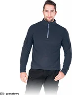 Bluzy męskie - R.E.I.S. POLMENKS - Bluza polarowa męska, 100% poliester, 160 g/m - granatowy XL - miniaturka - grafika 1