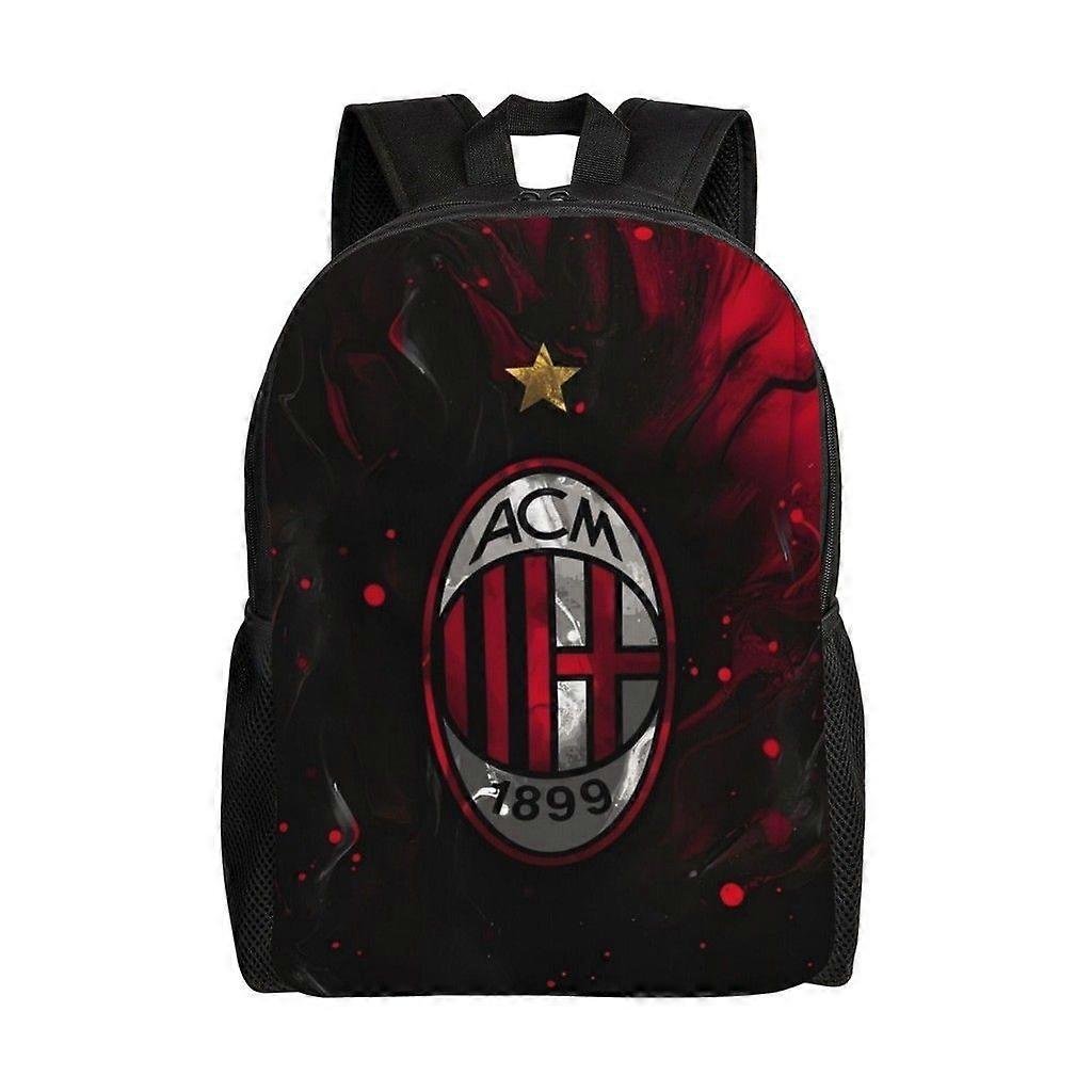 AC Milan Casual przenośny plecak męski o dużej pojemności, torba gimnazjalna-hjka5389