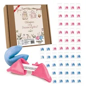 Przekąski dla dzieci - ZESTAW Ciasteczka z Wróżbą Na Baby Shower Poznaj Płeć Dziecka 50szt. - miniaturka - grafika 1