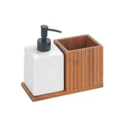 Mydelniczki i dozowniki mydła - Dozownik z podajnikiem na płyn do mycia naczyń Mera FSC WENKO - miniaturka - grafika 1