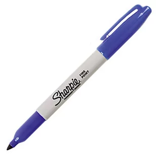 Paper Mate Marker permanentny okrągły Paper Mate Sha F niebieski pudełko A 12 - Przybory szkolne - miniaturka - grafika 2