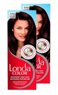 Farby do włosów i szampony koloryzujące - Londa Color, Farba do włosów ciemny brąz 4/00, dwupak - miniaturka - grafika 1