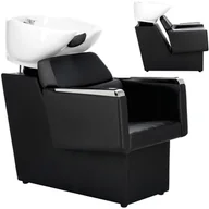 Myjki fryzjerskie - Myjnia myjka fryzjerska barberska Bella do salonu fryzjerskiego barberskiego ruchoma ceramiczna misa armatura bateria słuchawka - miniaturka - grafika 1
