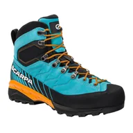 Buty trekkingowe męskie - Buty trekkingowe męskie SCARPA Mescalito TRK GTX turkusowo-czarne 61050 - miniaturka - grafika 1