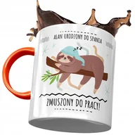 Kubki - Kubek Pomarańczowy Dla Alana Kolegi Męża Prezent z Nadrukiem ze Zdjęciem+ Opakowanie na prezent (wzór 01) - miniaturka - grafika 1