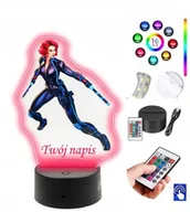 Lampy pozostałe - Lampka na biurko UV Black Widow Marvel LED PLEXIDO - miniaturka - grafika 1
