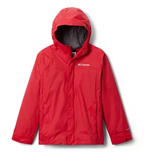 Columbia Columbia Kurtka przeciwdeszczowa dla młodzieży, chłopięca Czerwony XXS 158064-616-2XS - Kurtki i płaszcze dla chłopców - miniaturka - grafika 1