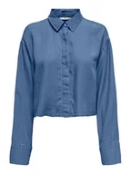 Koszule damskie - ONLY Koszula Charis 15337929 Niebieski Regular Fit - miniaturka - grafika 1
