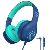 Słuchawki - POWERLOCUS Pled Wired Niebieski - miniaturka - grafika 1