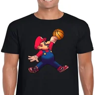 Koszulki męskie - Koszulka Super Mario Bros Jordan M 3303 Czarna - miniaturka - grafika 1