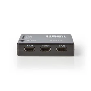 Nedis VSWI3455BK przełącznik wideo HDMI - Inne akcesoria audio-wideo - miniaturka - grafika 1