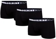 Majtki męskie - Tommy  Hilfiger Bokserki Męskie Trunk 3 Pary Black Um0Um01234 0R9 M - miniaturka - grafika 1