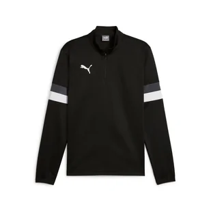 Męska Bluza PUMA TEAMRISE 1/4 ZIP TOP 65865603 – Czarny - Bluzy sportowe męskie - miniaturka - grafika 1