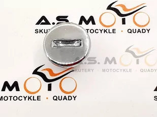 Korek Pokrywy Lewej Mały Quad Cross 50 110 125 150 200 250 Chrom - Akcesoria motocyklowe - miniaturka - grafika 1