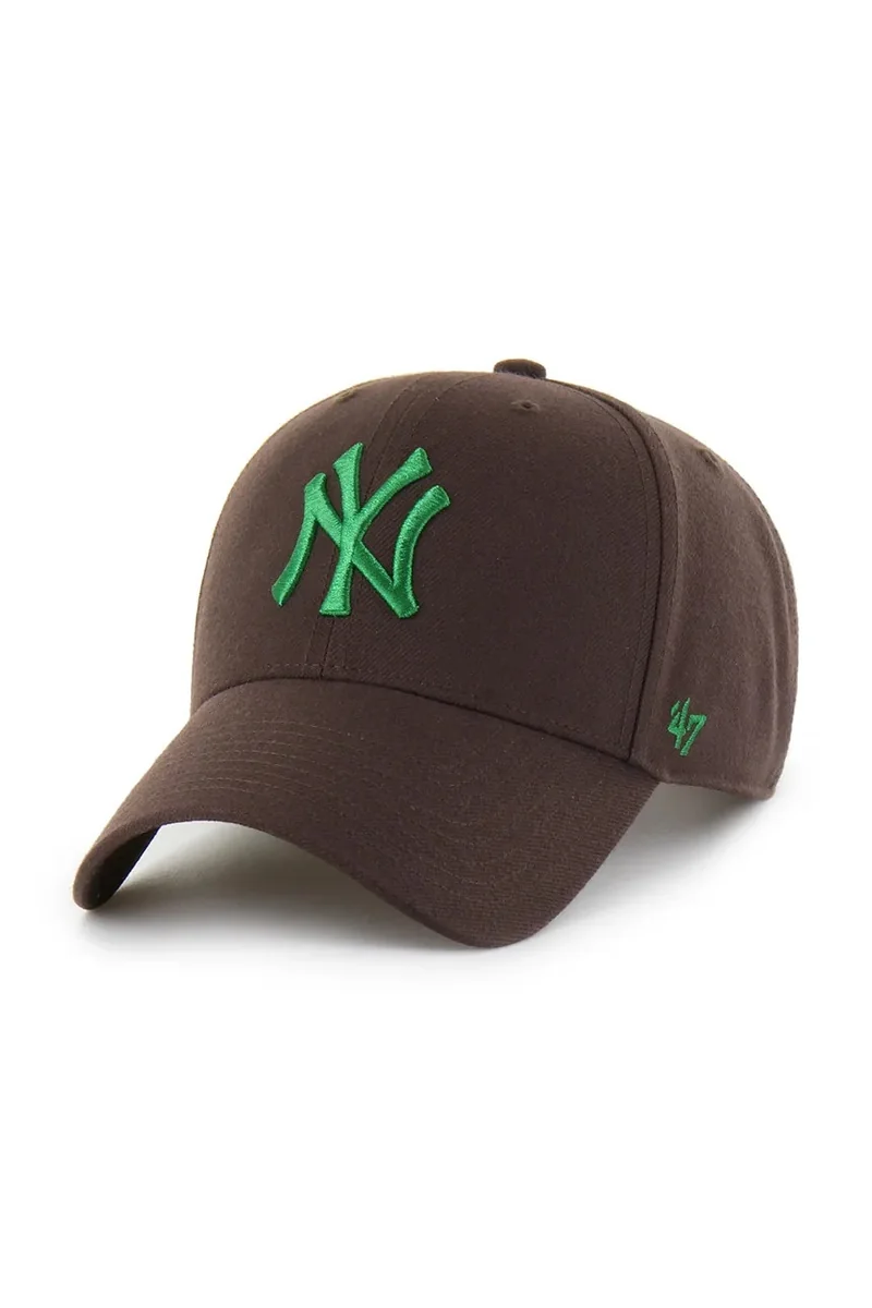 Czapka z daszkiem NEW York B-MVPSP17WBP-BWH Brązowy