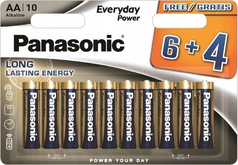 Panasonic Everyday Power battery LR6EPS/10BW 6+4